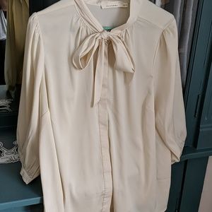 Modcloth Vanilla Milk Button Up top
